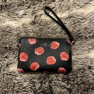 Fashion Womens Coin Purse Red Floral Poppy Flower Vintage Pouch Mini Purse Wallets Fashion Womens Coin Purse Red Floral Poppy Flower Vintage Pouch Mini Purse Wallets